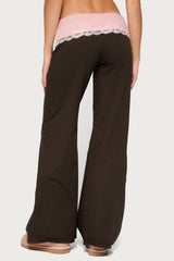 Chrissie Lacey Contrast Foldover Trousers