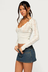 Jaiva Knit V Neck Cardigan