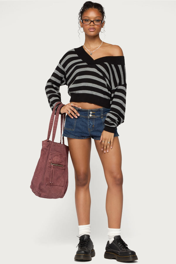 Benz Striped Knit Sweater