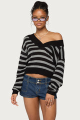 Benz Striped Knit Sweater