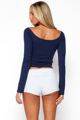 Tacie Long Sleeve Wrap Top
