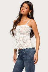 Blakelee Sheer Lace Top