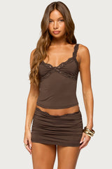 Limor Sequin Lacey Tank Top