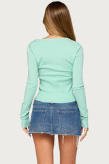 Drue Cable Knit Cardigan