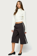 Feela Ribbed Knit Cardigan