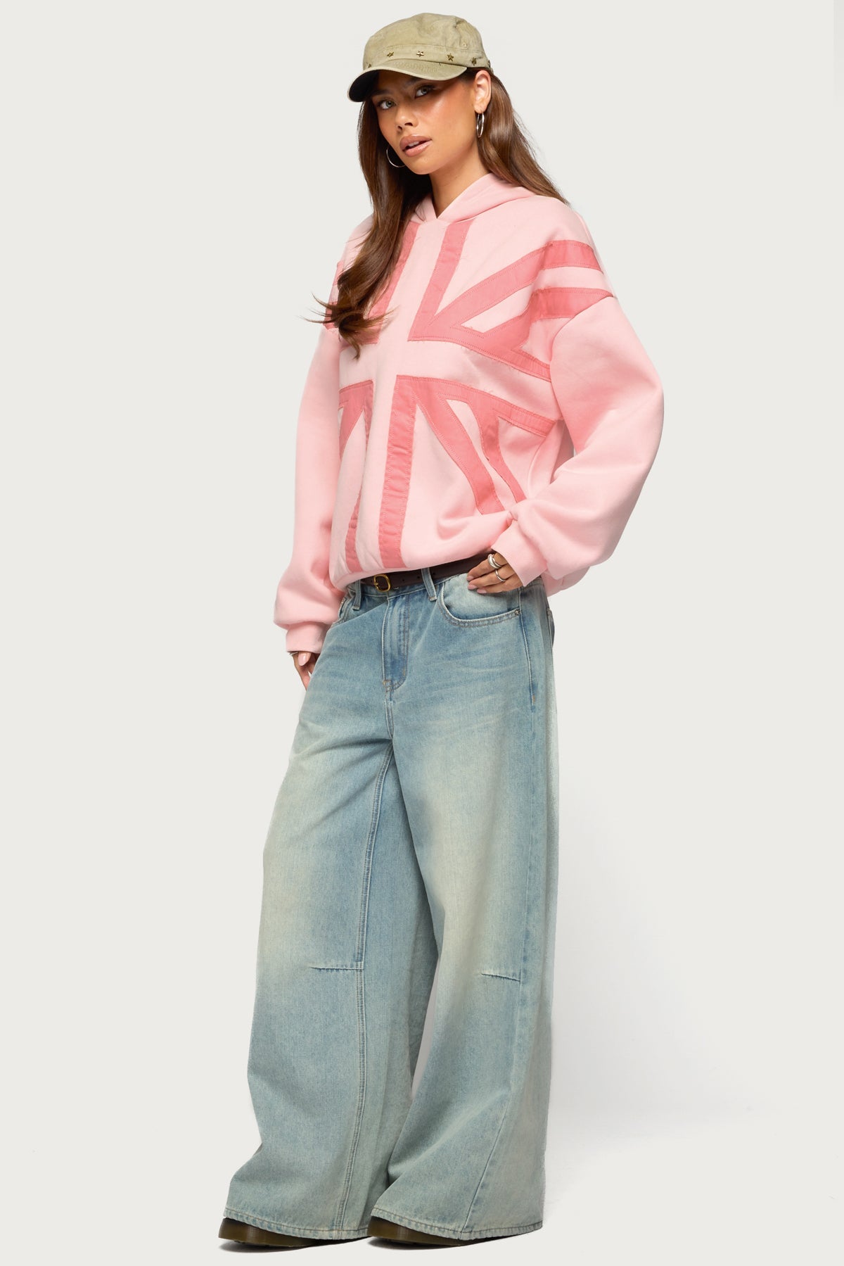 Union Jack Oversized Hoodie
