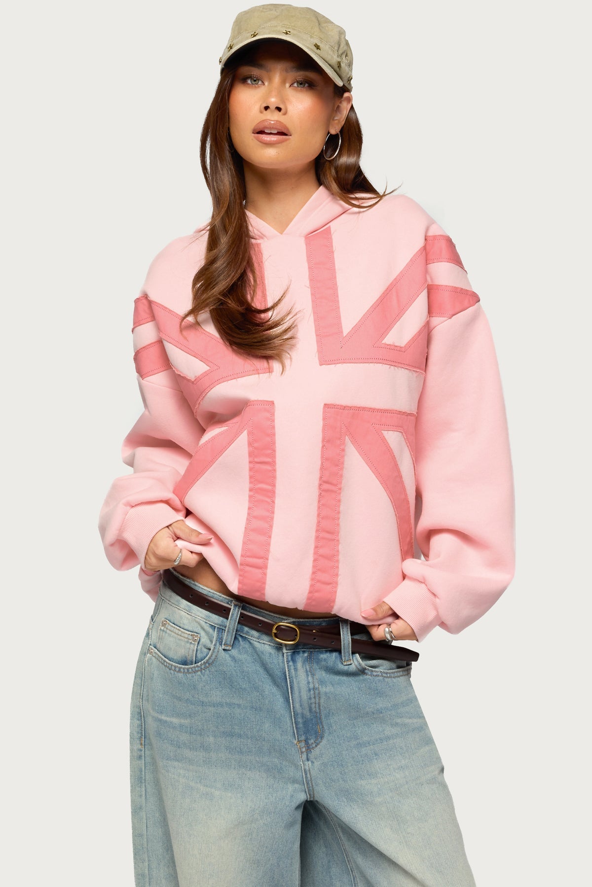 Union Jack Oversized Hoodie