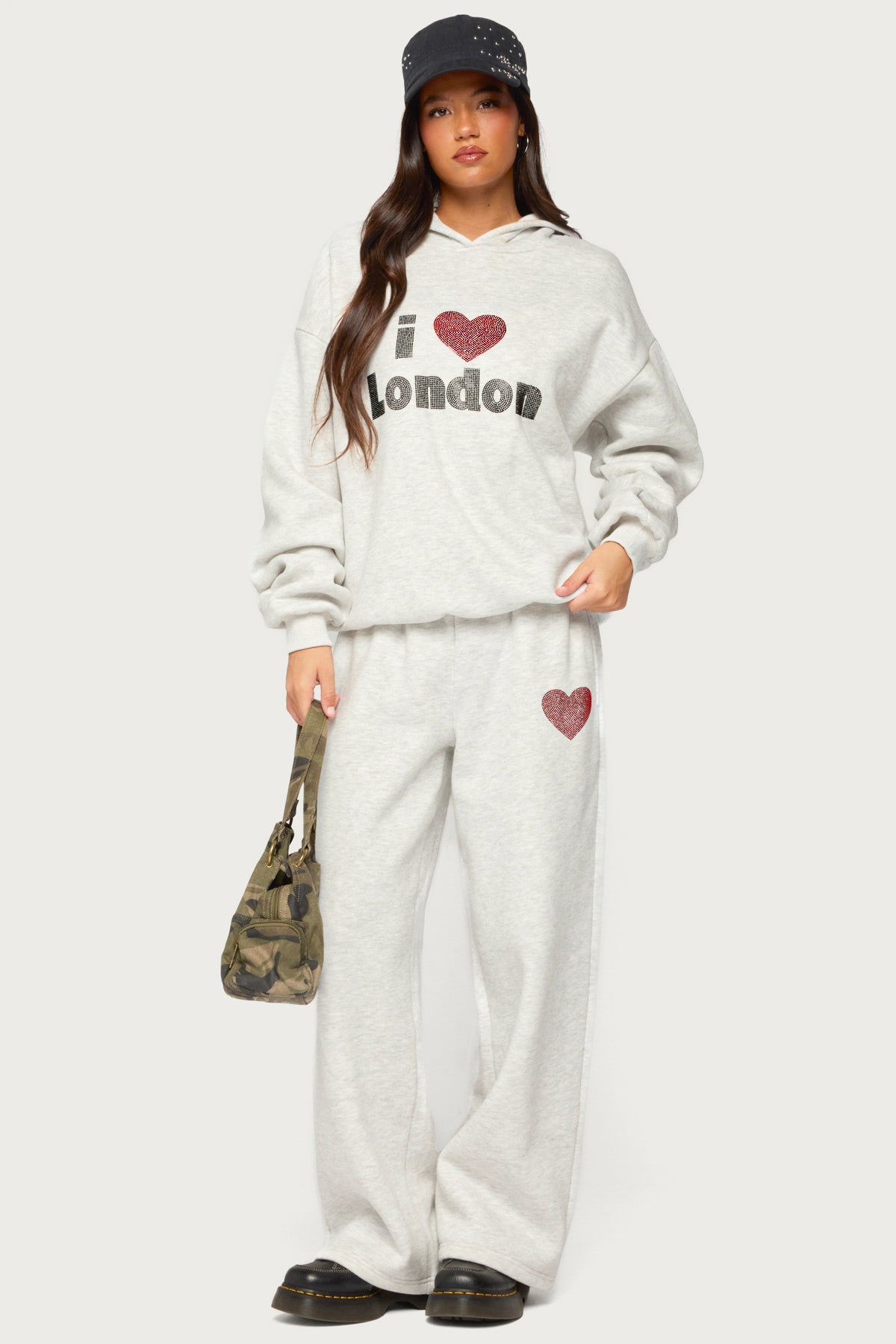 London Obsessed Rhinestone Joggers