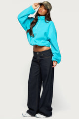 Lasha Oversized Sherpa Sweatshirt