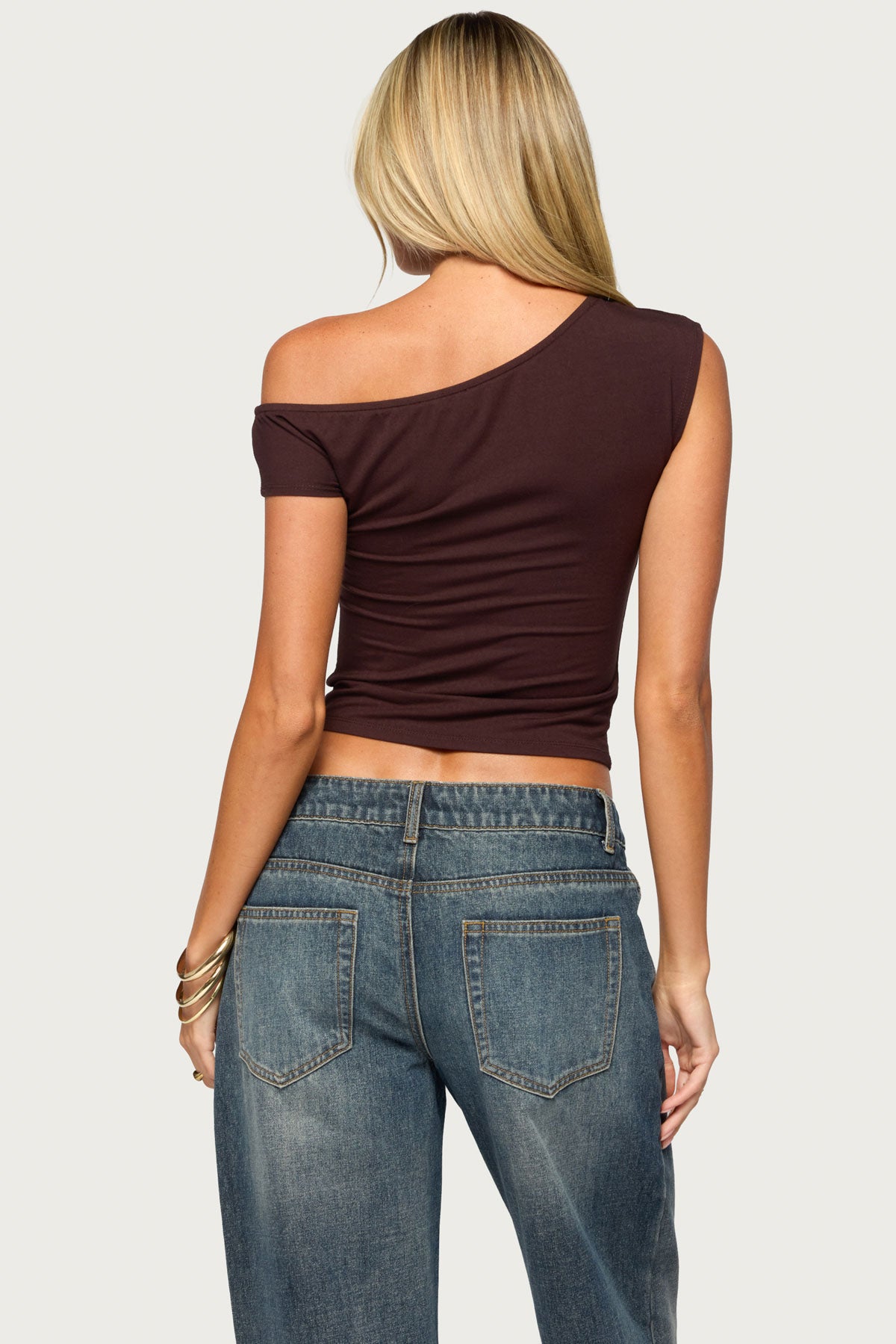 Odeth Studded Off Shoulder Top