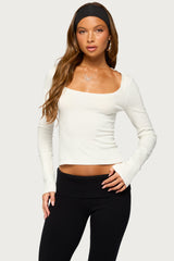 Jaima Scoop Neck Knit Sweater