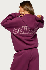 Living Edikted Embroidered Hoodie