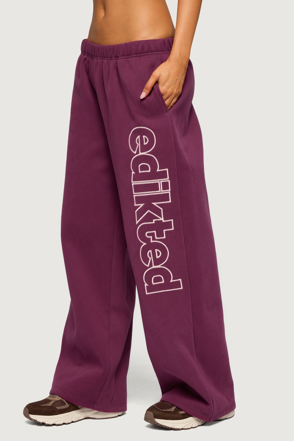 Living Edikted Wide Leg Joggers
