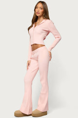 Ethie Knit Angel Zip Up Hoodie