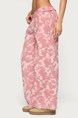 Adelyn Camo Wide Leg Joggers