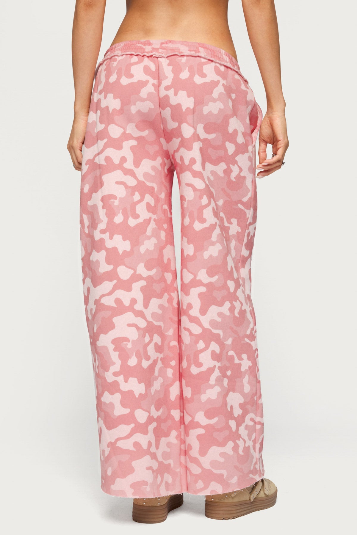 Adelyn Camo Wide Leg Joggers