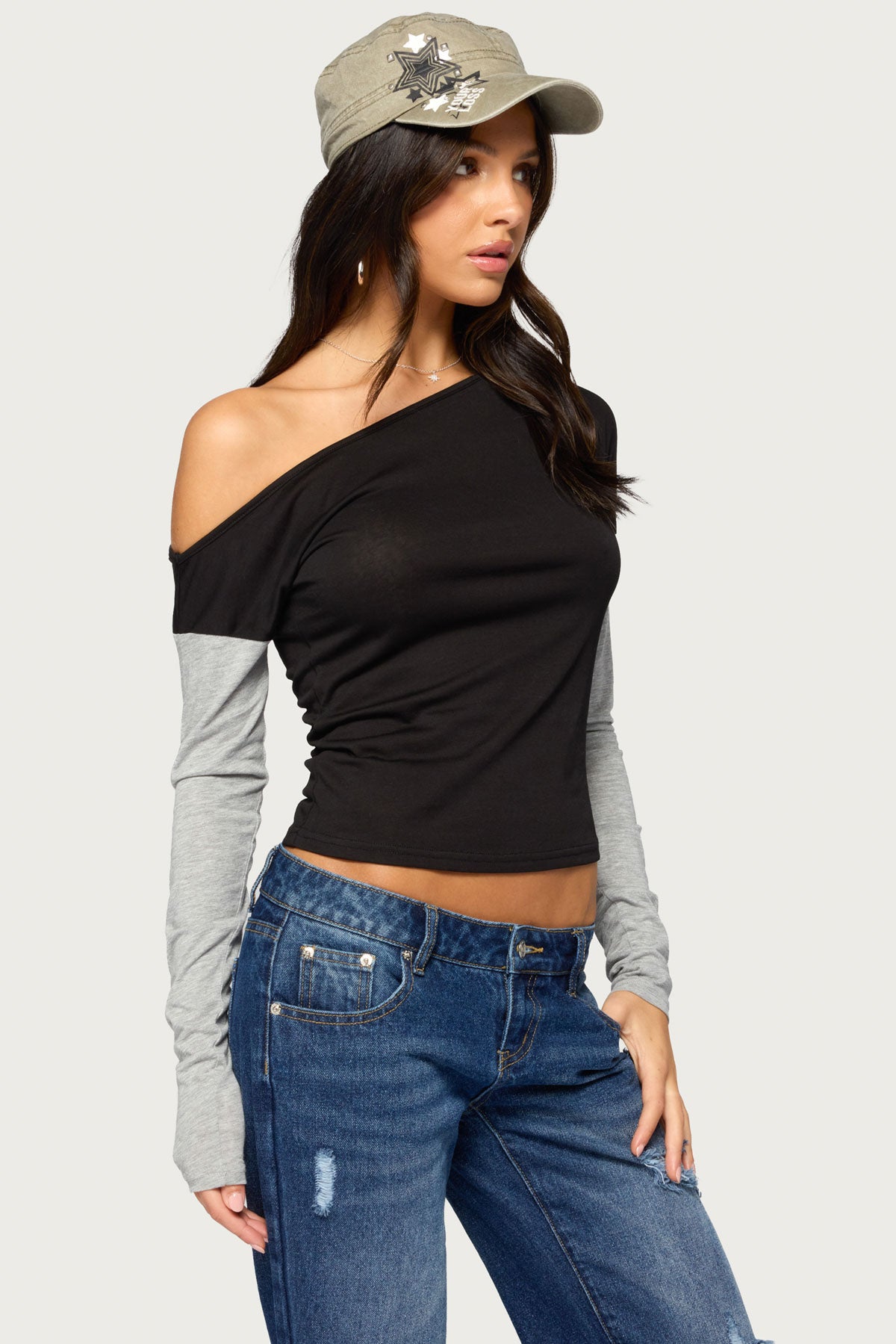 Maylee Off Shoulder Long Sleeve Top