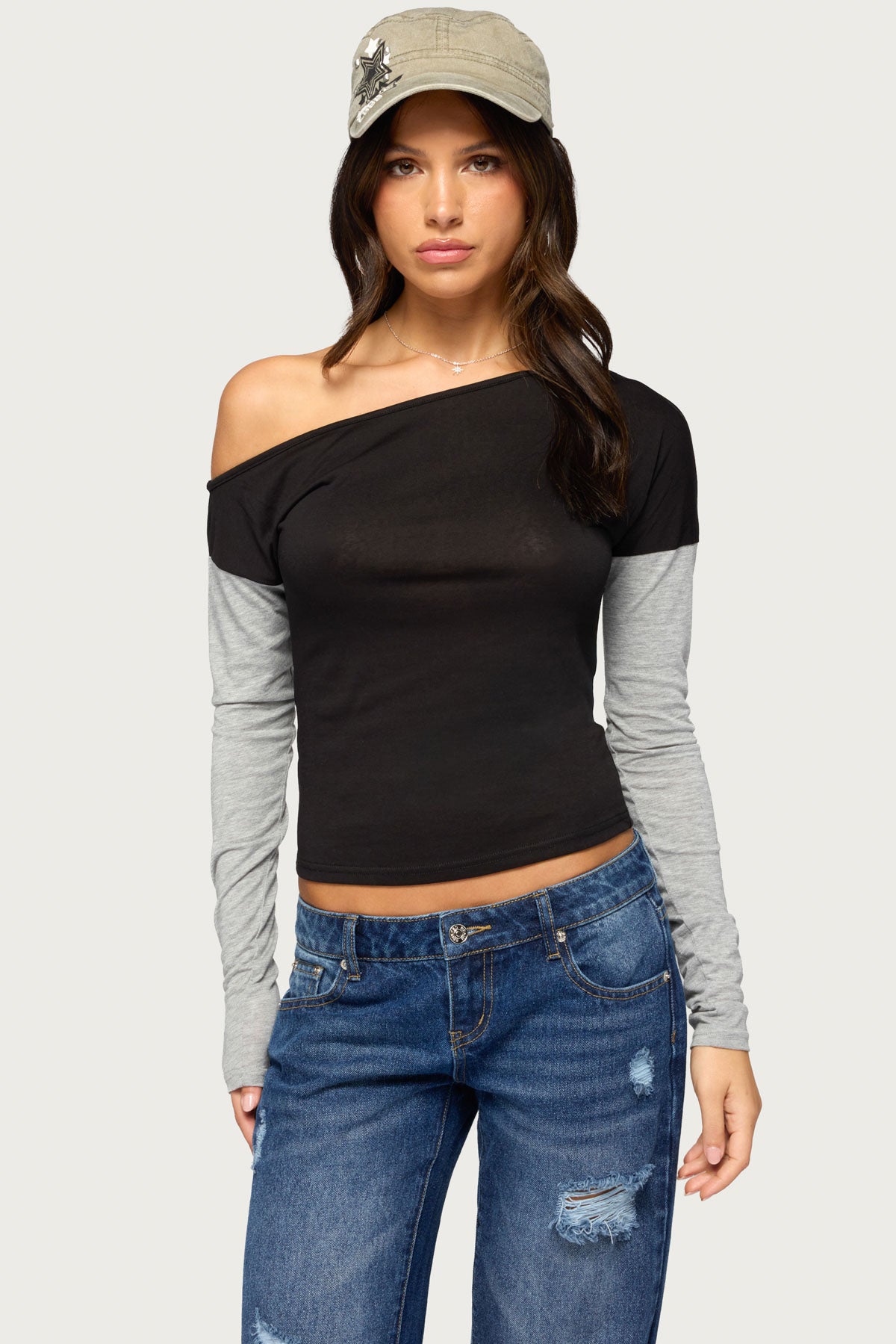 Maylee Off Shoulder Long Sleeve Top