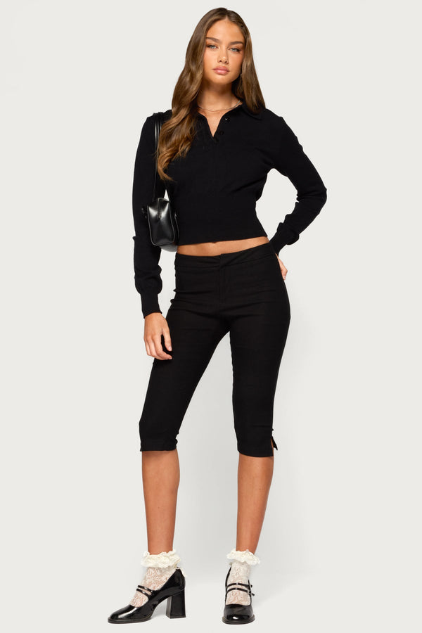 Kaisa Knit Polo Sweater