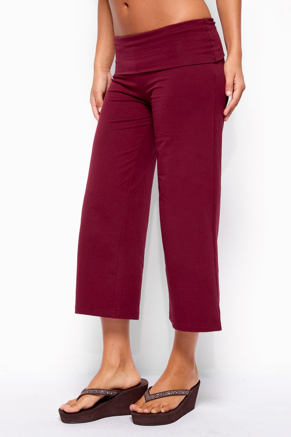 Kanel Foldover Capri Trousers