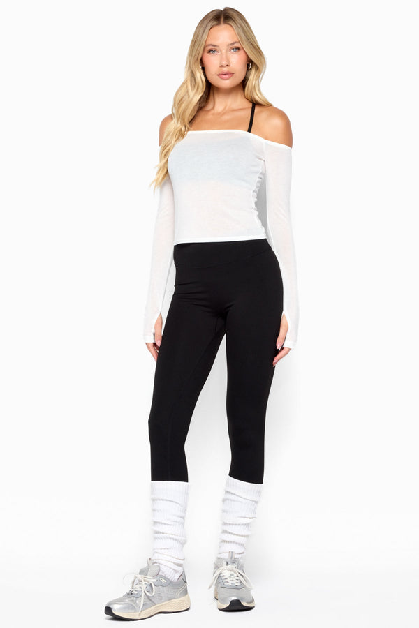 Gemima Sheer Off Shoulder Top view 2