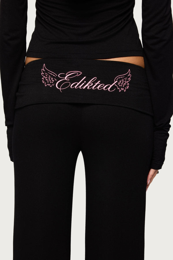 Fully Edikted Angel Foldover Trousers view 2