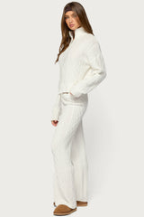 Fika Cable Knit Trousers