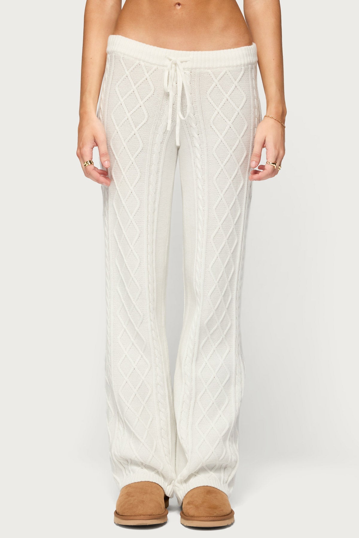 Fika Cable Knit Trousers