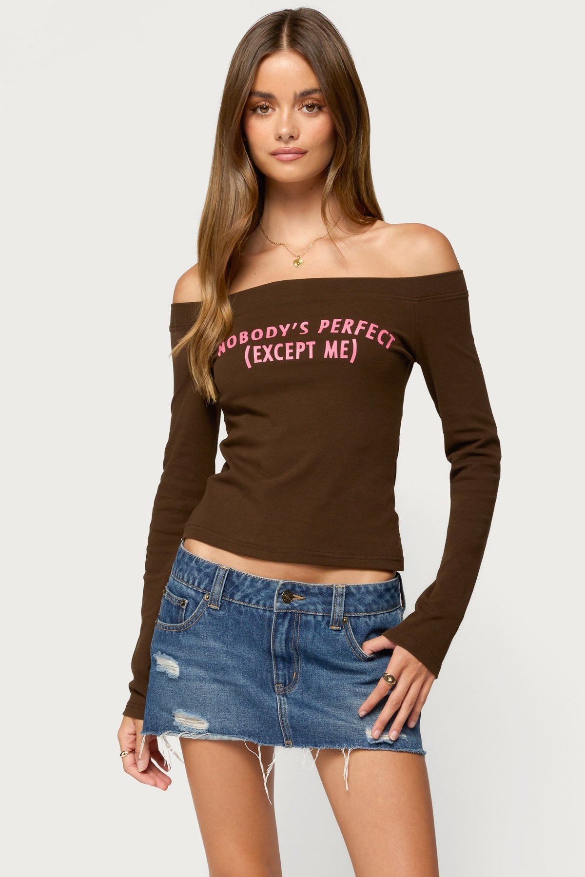 Miss Perfect Off Shoulder Top