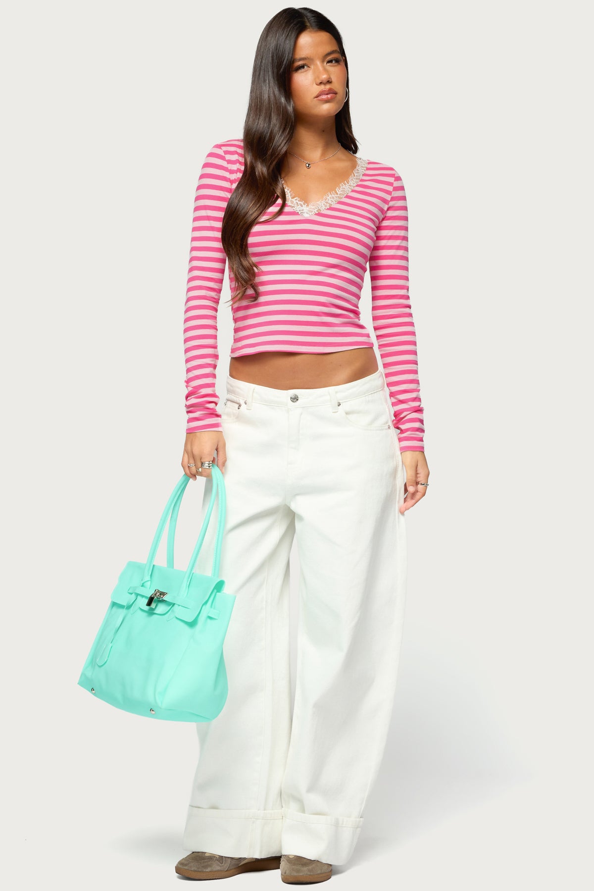 Michela Lacey Striped Top