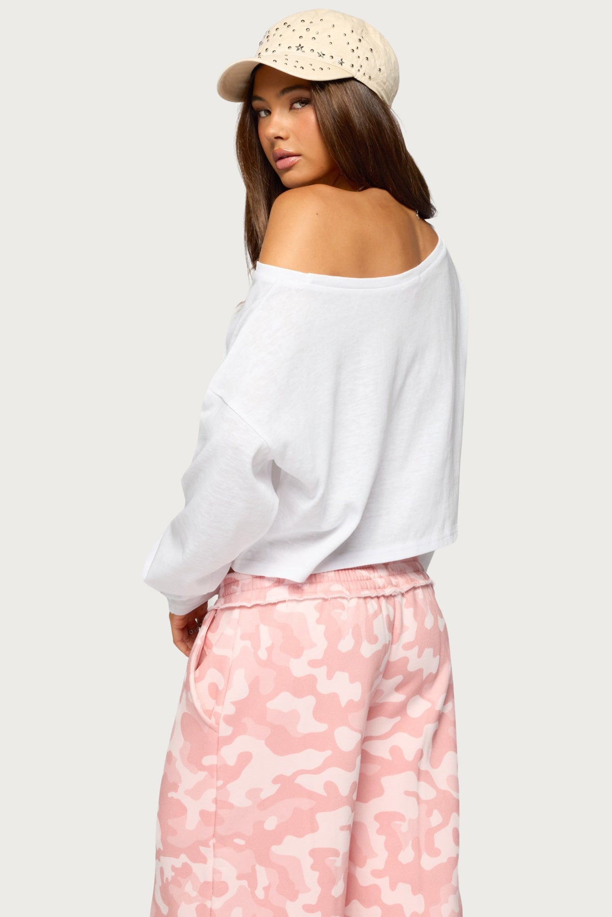Peala Off Shoulder Long Sleeve Top