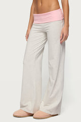 Edikted Mood Lacey Foldover Trousers