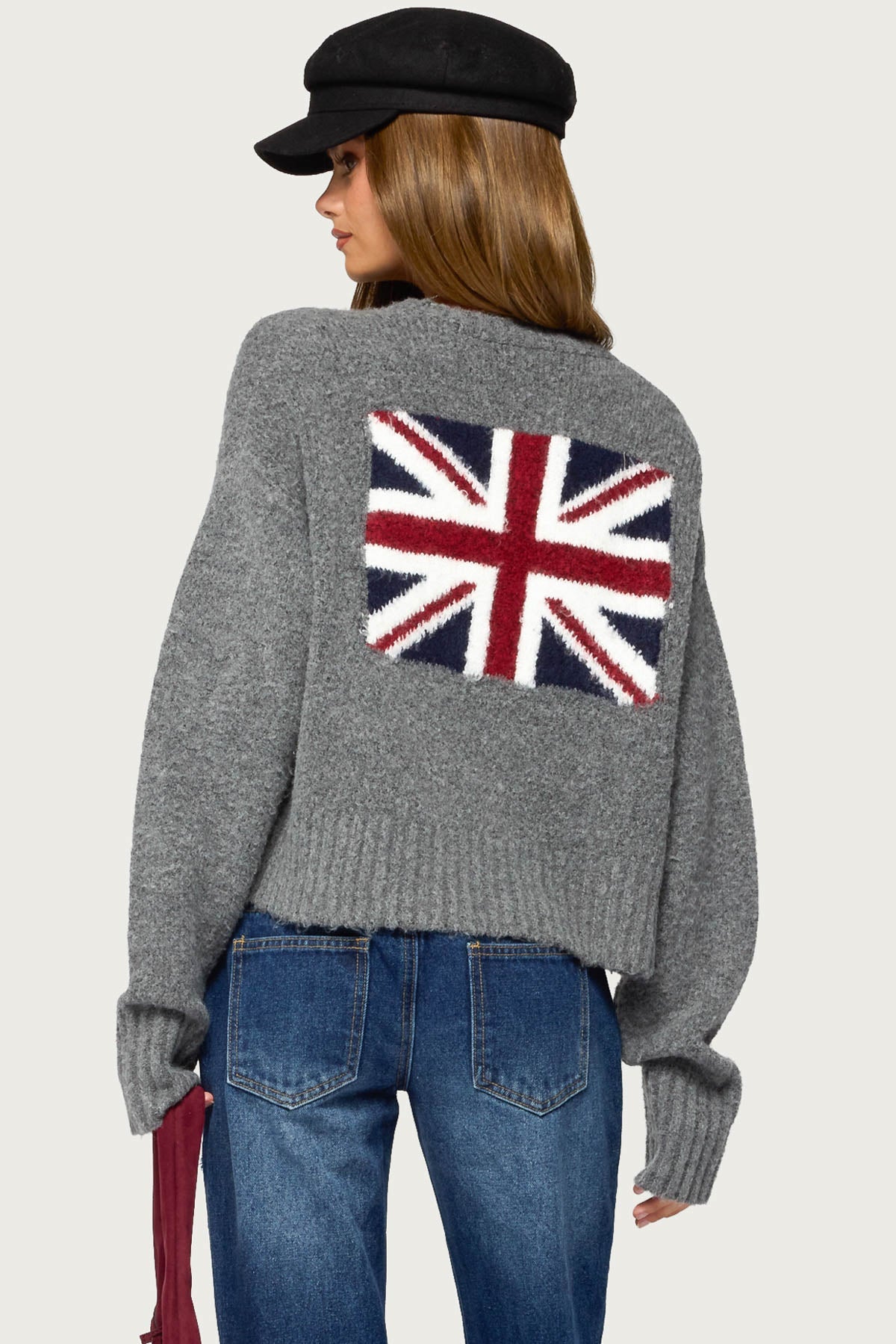 UK Obsessed Knit Cardigan