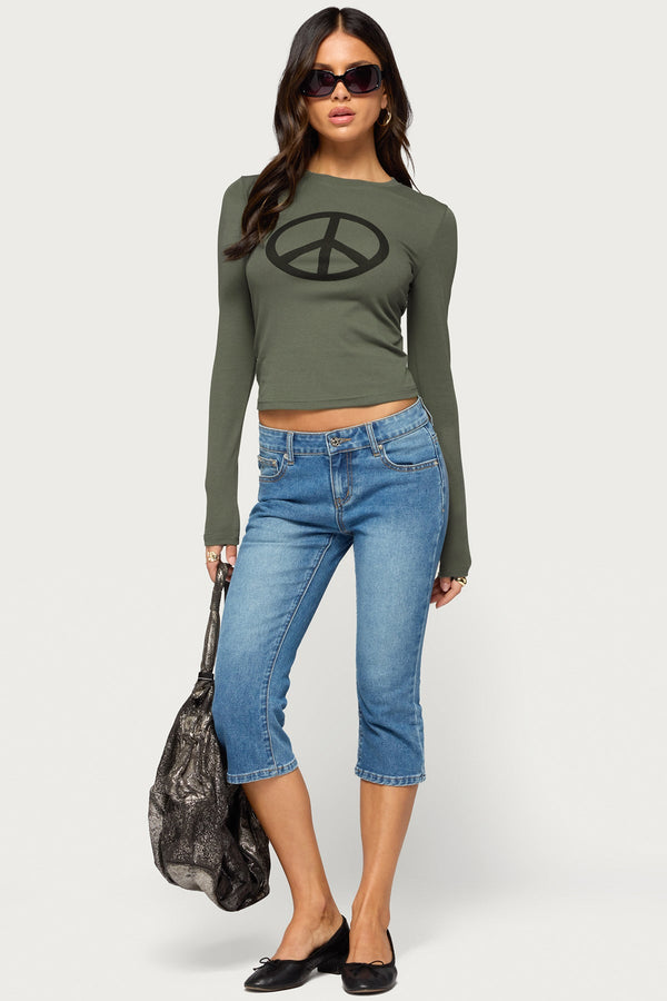 Perrey Peace Long Sleeve Top view 2