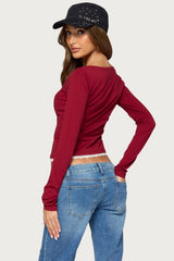 Chassie Lacey Long Sleeve Top