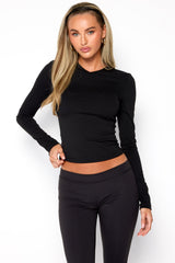 Buno Active High V Neck Top