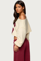 76 Off Shoulder Sweatshirt