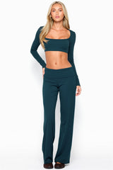 Izaria Active Long Sleeve Cropped Top