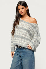 Lanel Striped Knit Sweater
