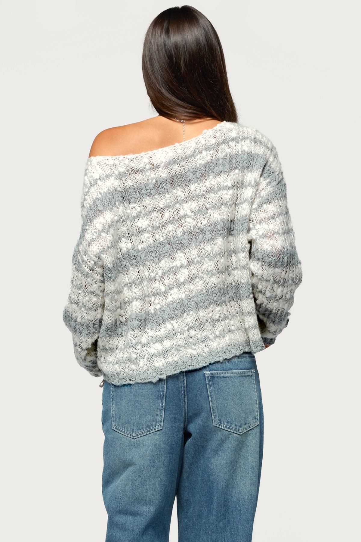 Lanel Striped Knit Sweater