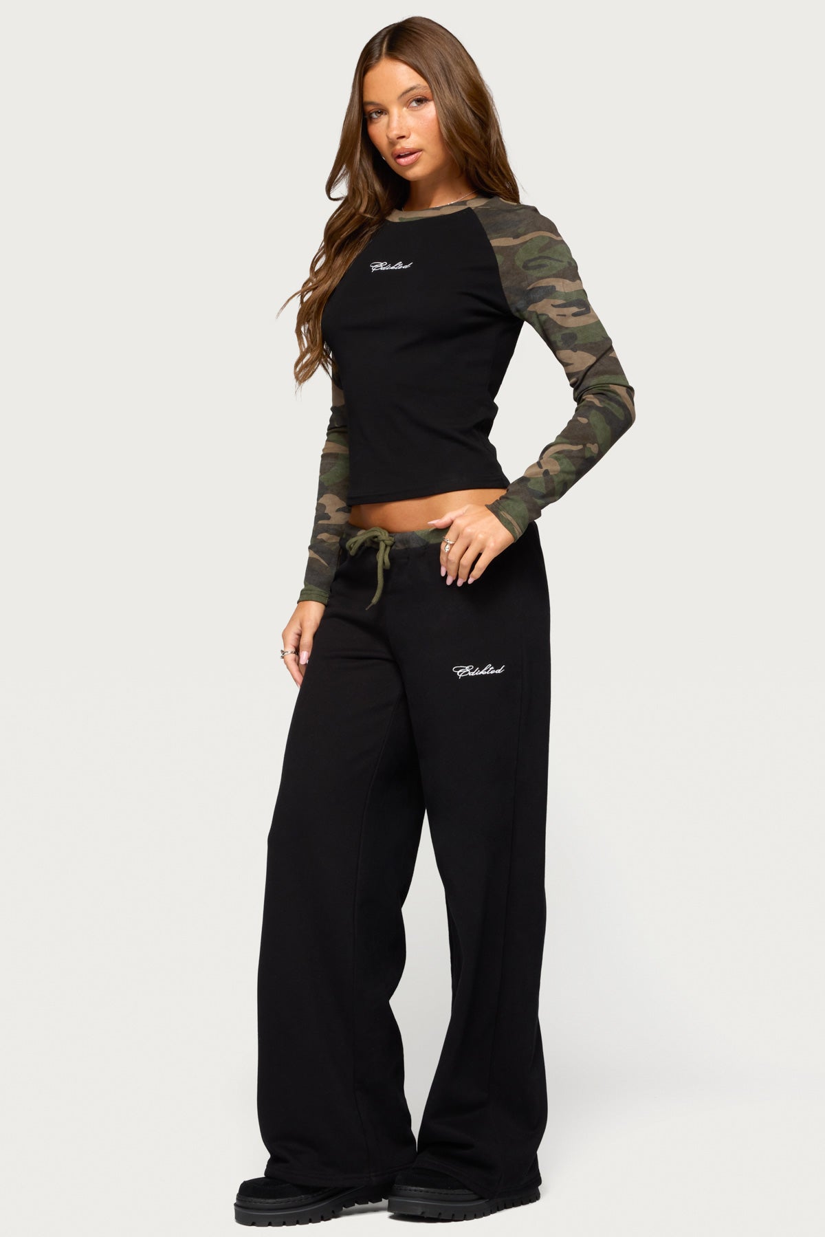 Taye Camo Waistband Joggers