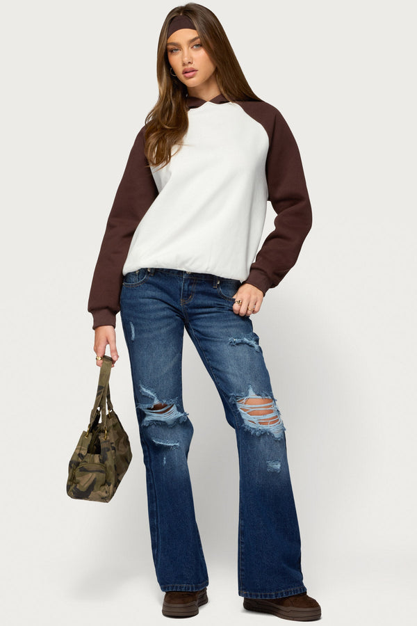 Tobbi Oversized Raglan Hoodie view 2
