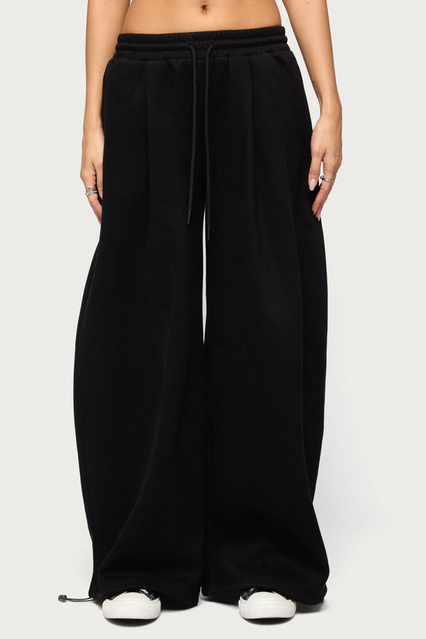 Brody Wide Leg Pleated Joggers view 2