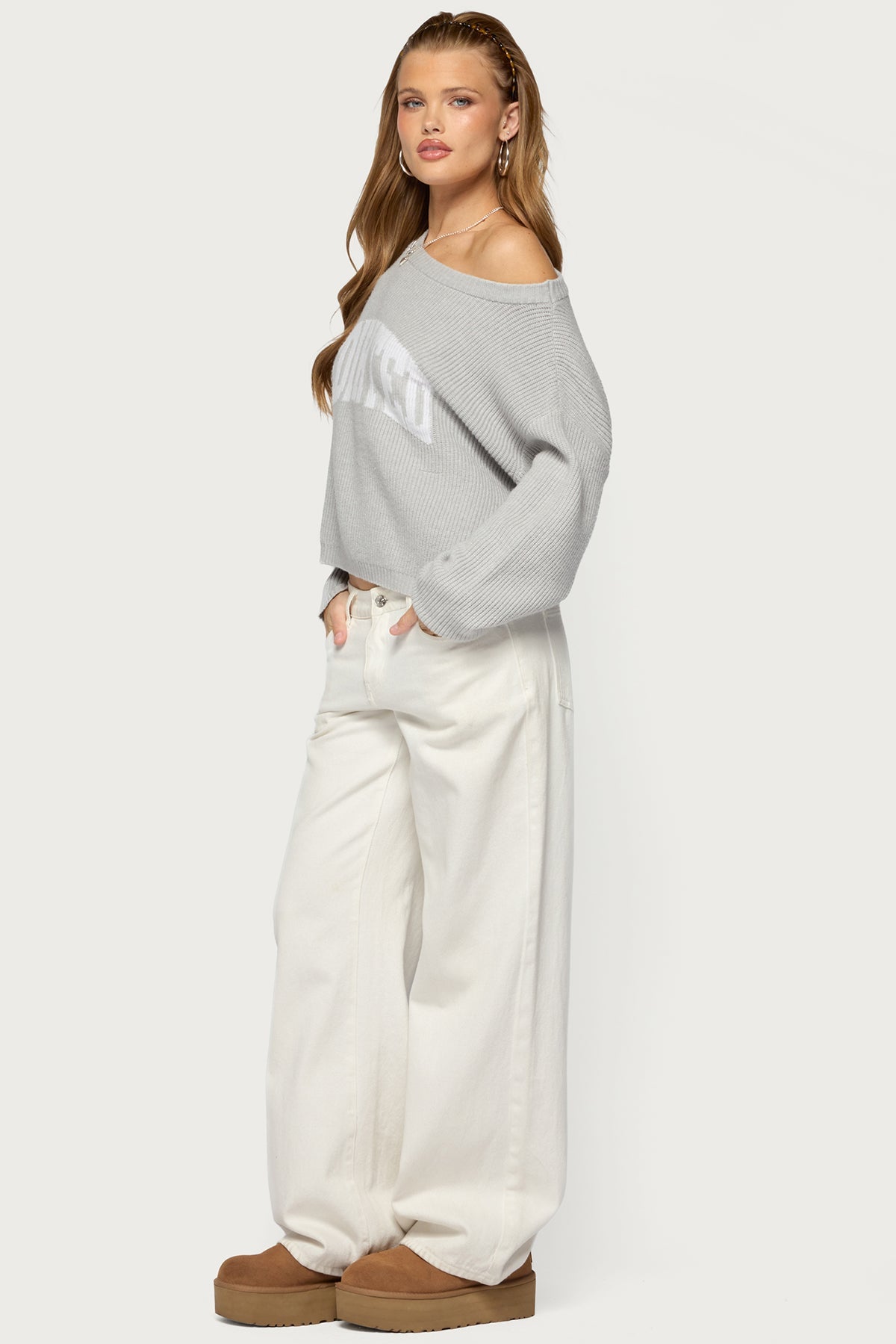 Eternally Edikted Off Shoulder Sweater