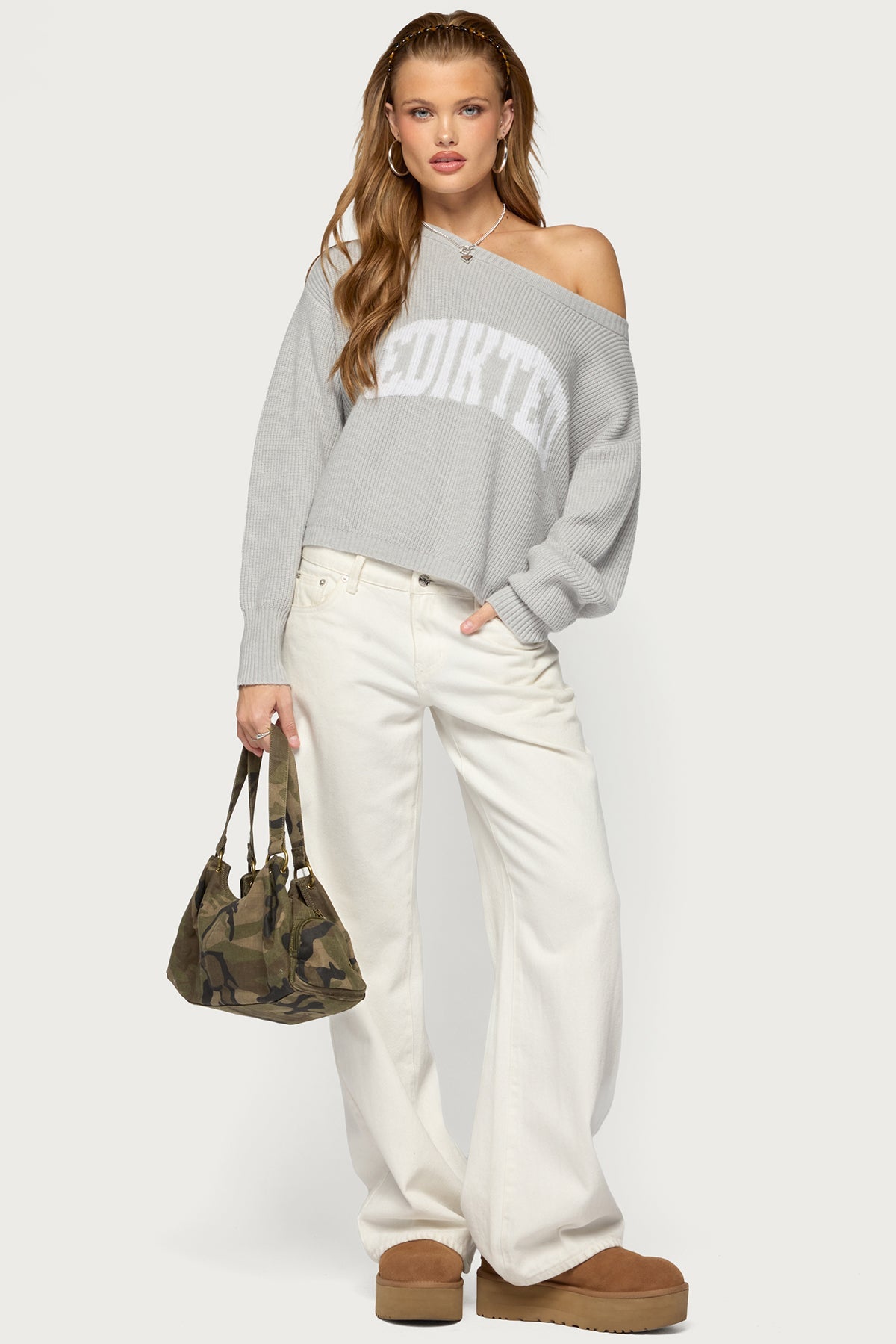 Eternally Edikted Off Shoulder Sweater