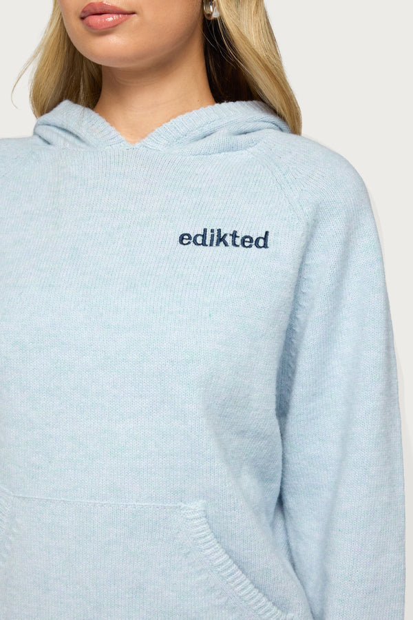 Cozy In Edikted Knit Hoodie view 2
