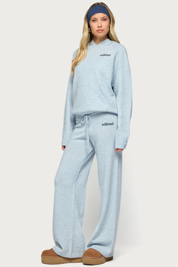 Cozy In Edikted Knit Trousers view 1