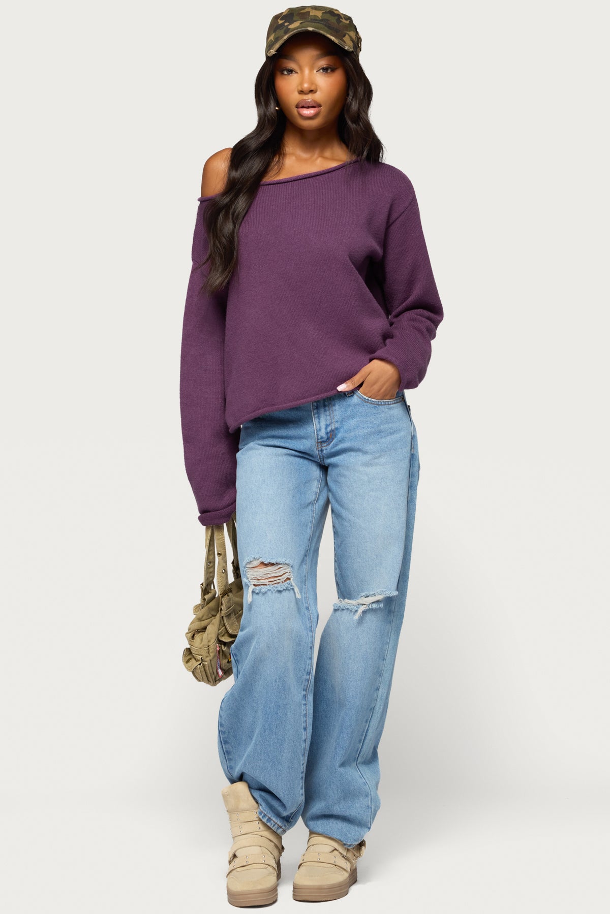Carmelli Off Shoulder Sweater