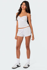 Carla Low Rise Micro Shorts