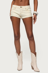 Jagger Low Rise Denim Shorts
